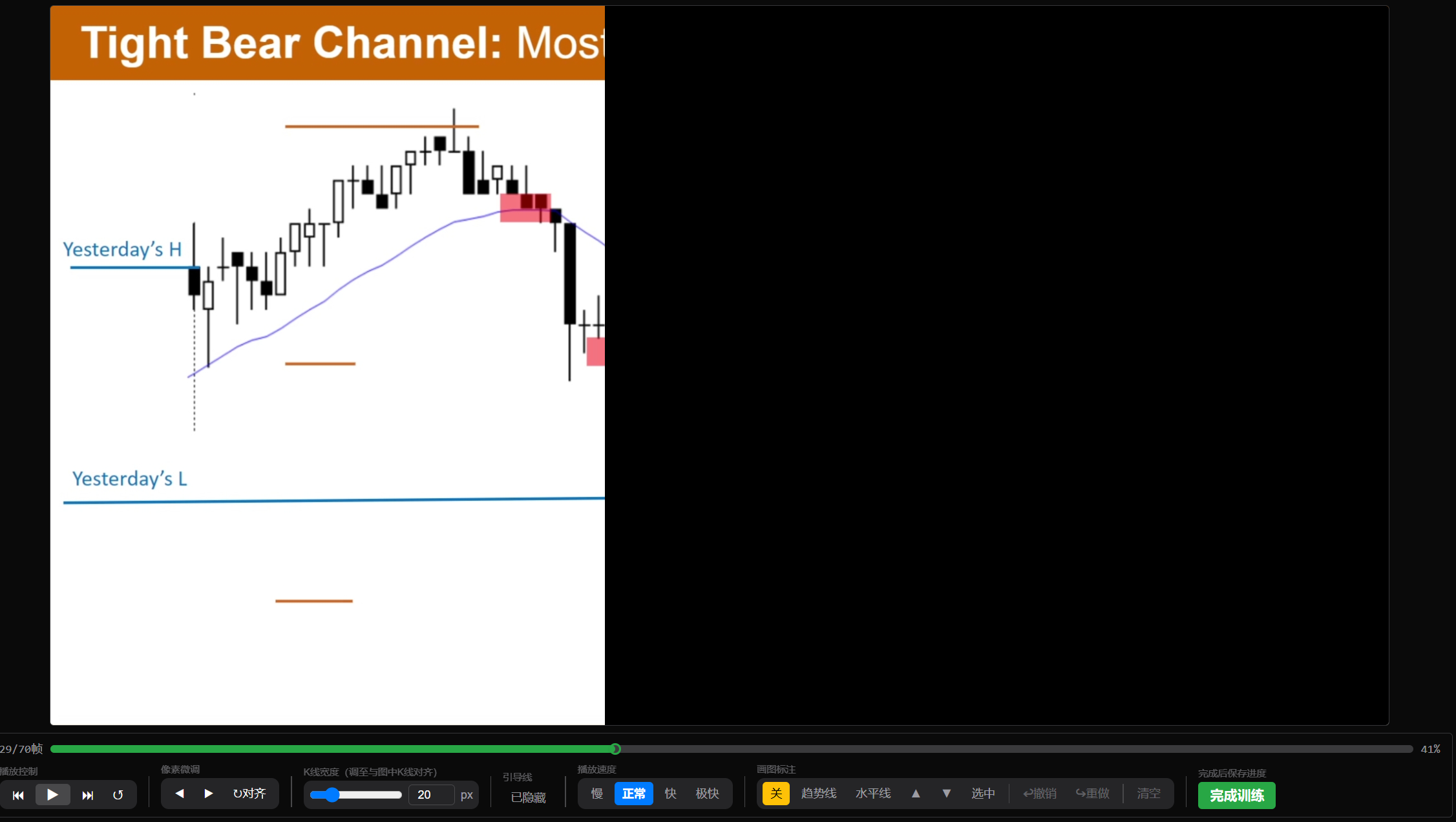 复盘图回放 - 移动遮幕展示